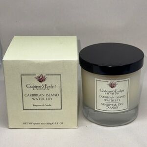 Crabtree Caribbean Island Water Lily Fragranced Candle 7.1 oz NEW & BOXED